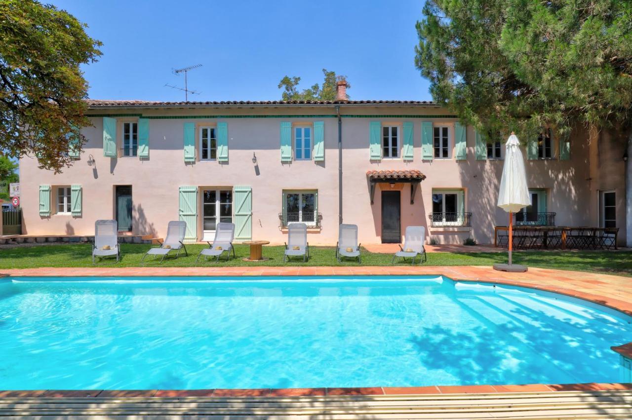 Gite La Grappe Occitane - 14 Personnes - Piscine Privee Ambres Exterior foto
